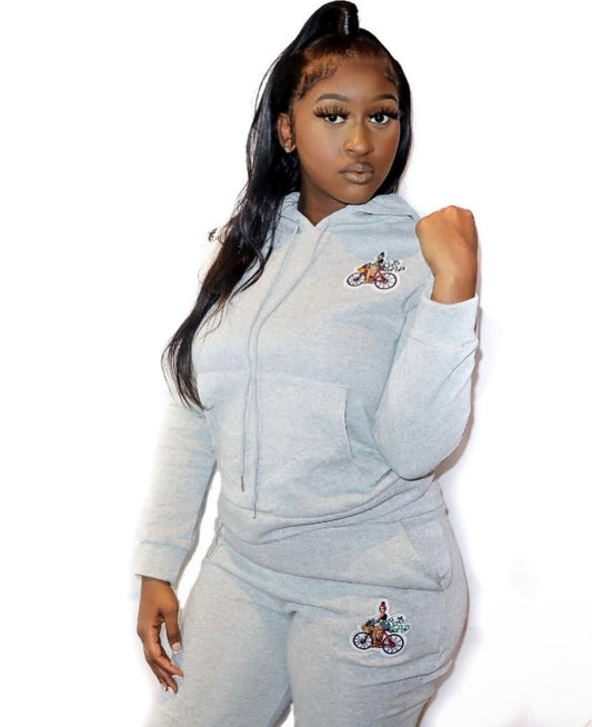 PaperGirlZ Sweatsuits - Grey